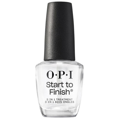 Start To Finish 3 En 1 Tratamiento Base, Top Coat Y Fortalecedor 15 Ml
