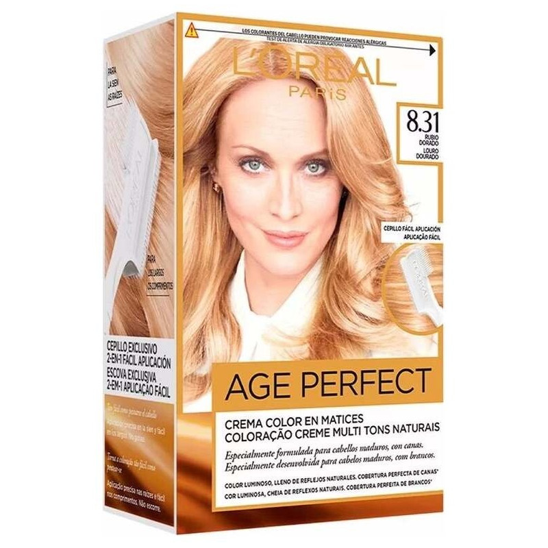 L'Oreal Set Excellence Age Perfect Hair Color 831 Golden Blonde