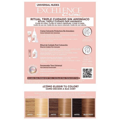 Excellence Creme Universal Nudes Tinte 9U-Very Light Blonde 5 U