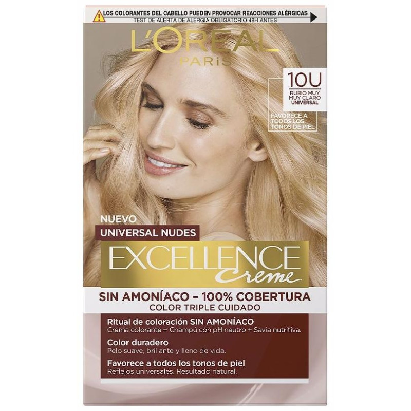 Excellence Creme Universal Nudes Tinte 10U-Lightest Blonde 5 U