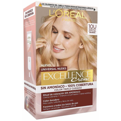 Excellence Creme Universal Nudes Tinte 10U-Lightest Blonde 5 U