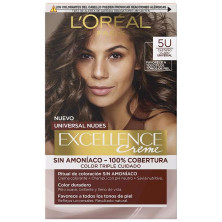 L'Oréal Excellence Creme Universal Nudes 5U Light Brown 1Ud