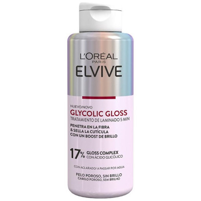 Elvive Glycolic Gloss Tratamiento De Laminado 5 Min 550 Ml