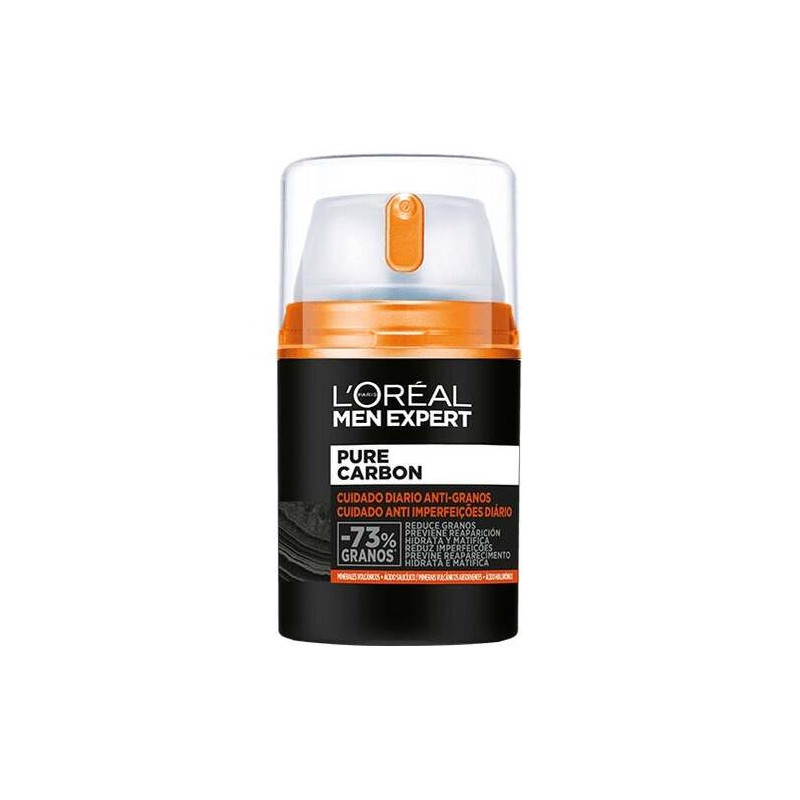 Men Expert Pure Charcoal Cuidado Diario Antigranos 50 Ml