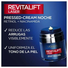 Revitalift Laser Pressed Cream Noche Con Retinol + Niacinamida 50 Ml