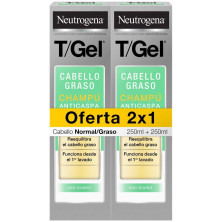 Neutrogena T/Gel Champú Anticaspa Cabello Graso 2X250Ml