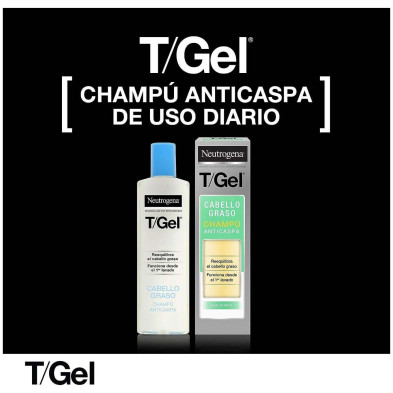 Neutrogena T/Gel Champú Anticaspa Cabello Graso 2X250Ml