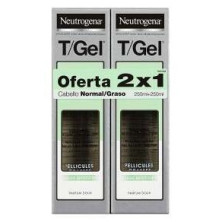 Neutrogena T/Gel Champú Anticaspa Cabello Graso 2X250Ml