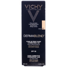 Vichy Dermablend Base De Maquillaje Fluido Corrector 16H 45 Gold 30Ml