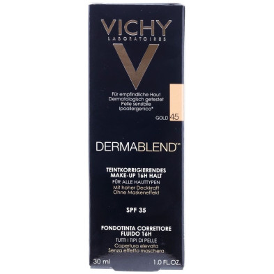 Vichy Dermablend Base De Maquillaje Fluido Corrector 16H 45 Gold 30Ml