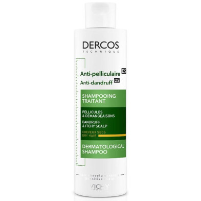 Dercos Anti-Pelliculaire Secs Shampooing Traitant 200 Ml