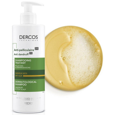 Dercos Anti-Pelliculaire Secs Shampooing Traitant 400 Ml