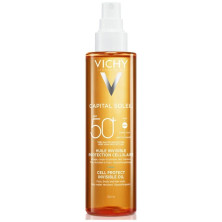 Vichy Capital Soleil Cell Protect Aceite Invisible Spray Spf50+ 200Ml