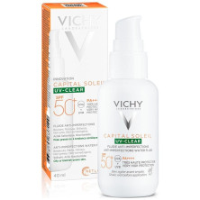 Vichy Capital Soleil Uv-Clear Fluido Anti-Imperfecciones Spf50+ 40Ml