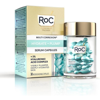 Hydrate + Plump Cápsulas Serum Con Ácido Hialurónico 30 U