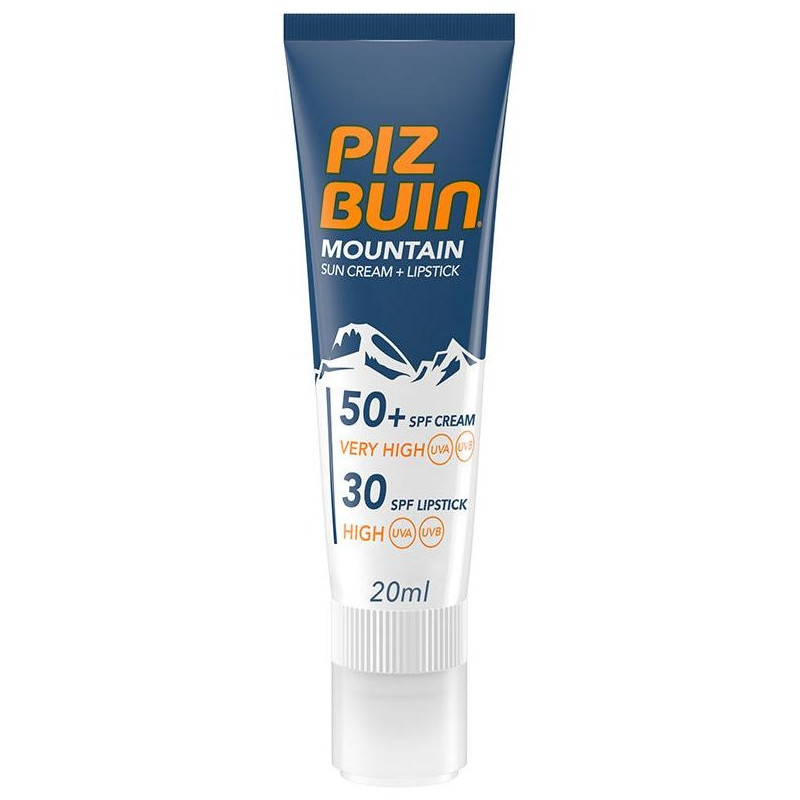 Mountain Spf50+ Suncream 20 Ml + Lipstick F20 2,3 Ml