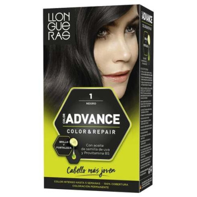 Llongueras Color Advance Tinte De Cabello N1 Negro
