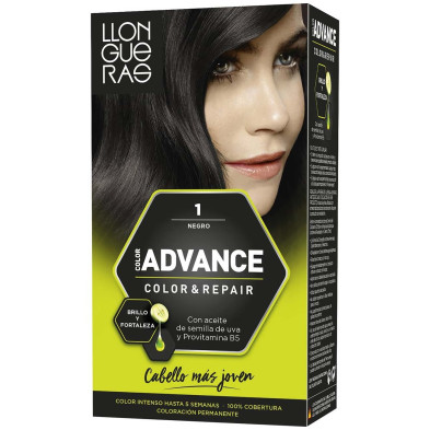 Llongueras Color Advance Tinte De Cabello N1 Negro