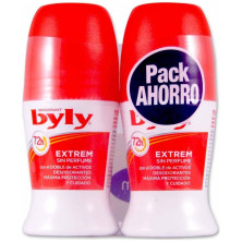 Byly Extrem 72H Desodorante Roll-On 2X50Ml