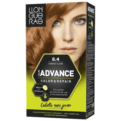 Llongueras Color Advance Tinte De Cabello N6.6 Caoba Rojo Intenso1Ud