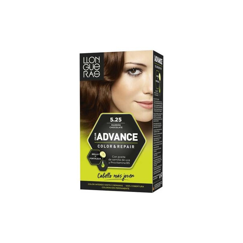 Llongueras Set Color Advance 525-Marrón Chocolate