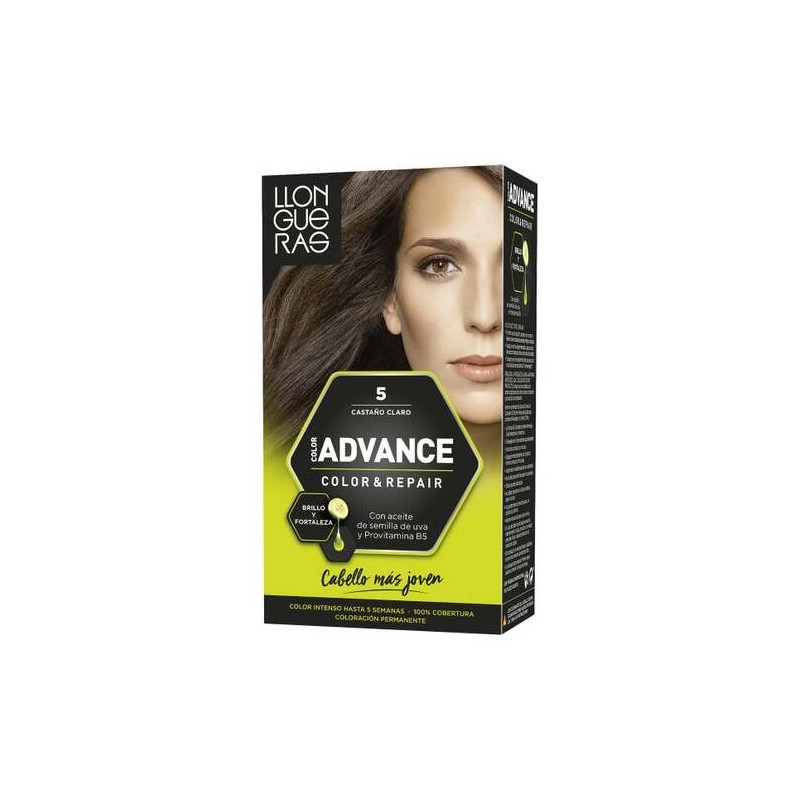 Llongueras Color Advance Tinte De Cabello N5 Castaño Claro1Ud