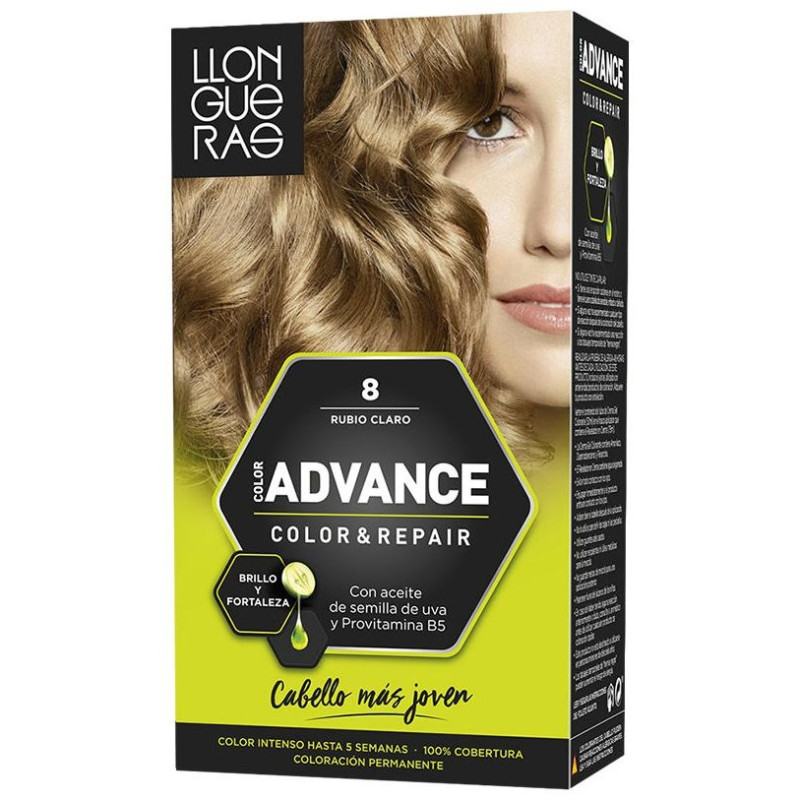 Llongueras Color Advance Tinte De Cabello N8 Rubio Claro1Ud