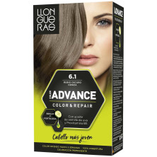 Llongueras Set Color Advance 61-Rubio Oscuro Ceniza
