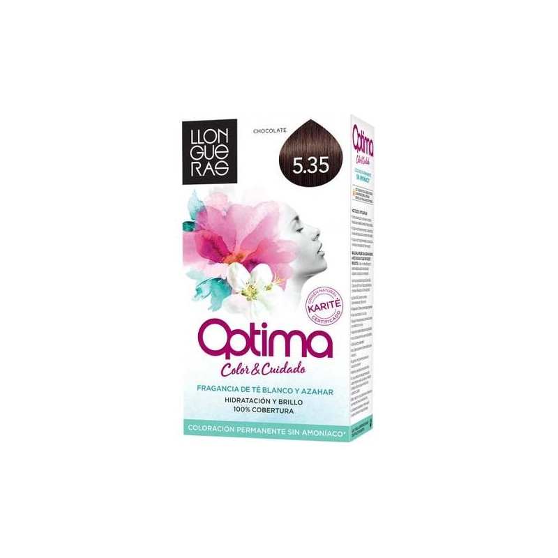 Llongueras Optima Tinte De Cabello N5.35 Passion Chocolate 1Ud