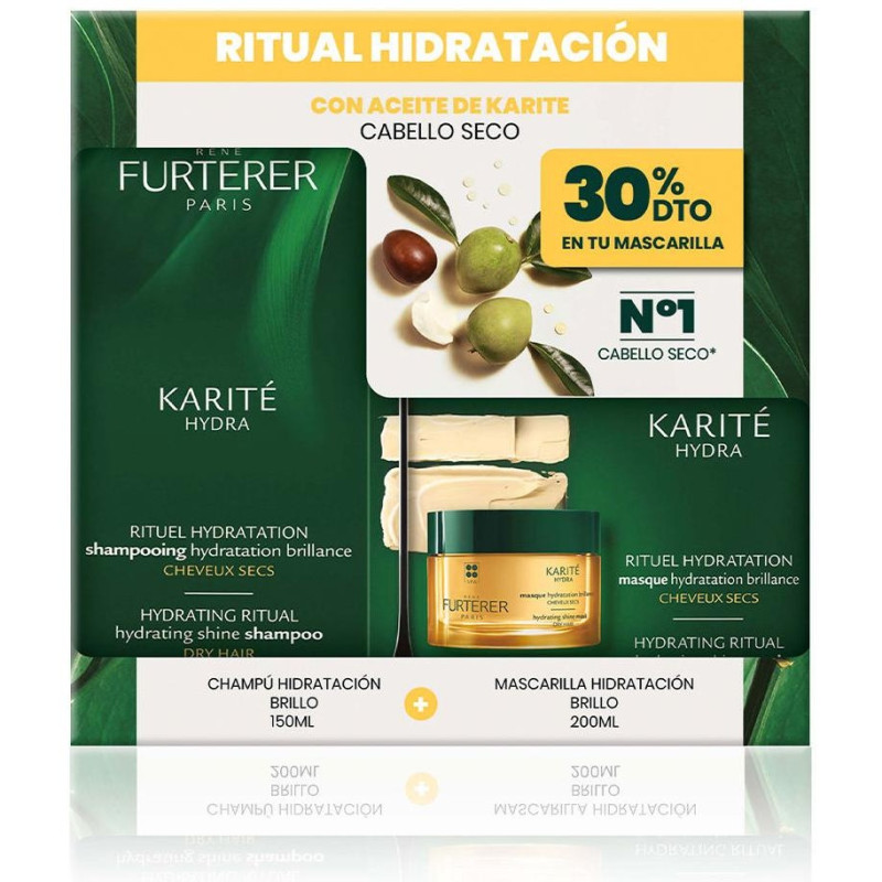 Rene Furterer Cofre Karité Hydra Champú 150Ml + Mascarilla 200Ml