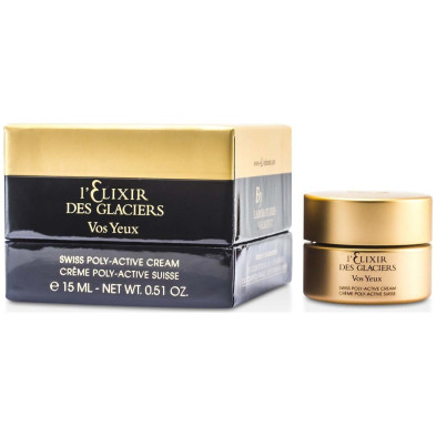 L&apos;Elixir Des Glaciers Vos Yeux Crème Poly-Active Suisse 15 Ml