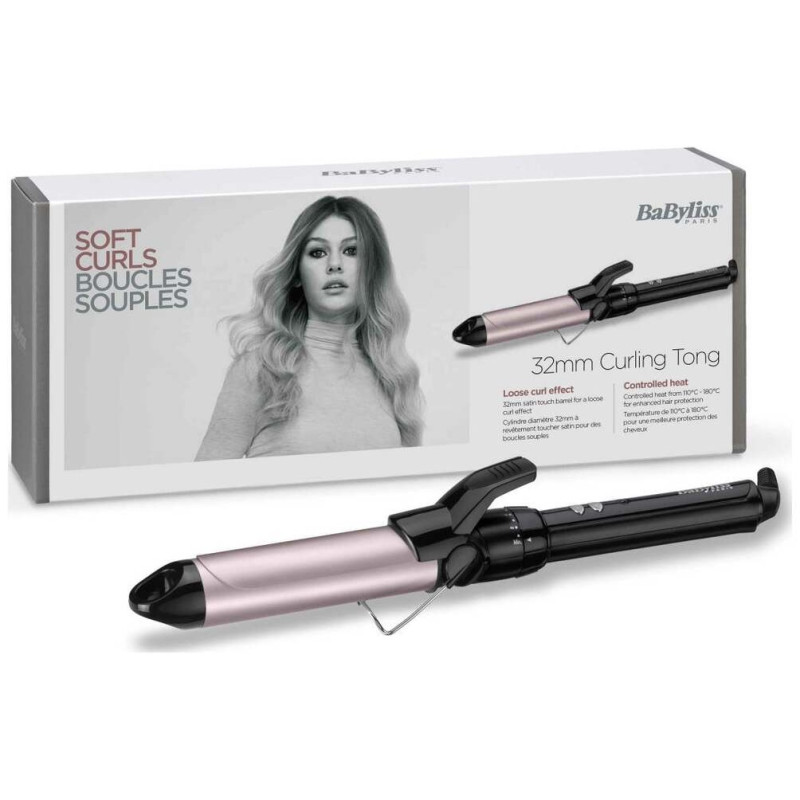 Babyliss Pro 180 C332E Hair Curling Soft Curls 32Mm 1Ud Babyliss Pro 180 C332E Hair Curling Soft Curls 32Mm 1Ud