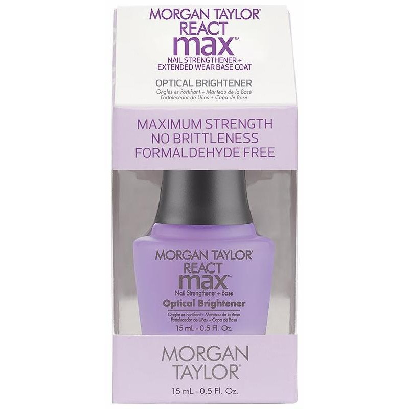 Morgan Taylor React Max Optical Brightener Endurecedor Base 15Ml