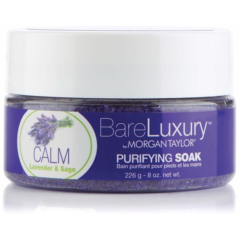 Bareluxury Calm Lavander Y Sage Baño Purificador Manos Pies 226G