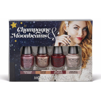 Morgan Taylor Set Champagne Y Moonbeams Esmalte Uñas 4X5Ml