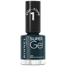 Rimmel Super Gel Nail Polish 068 Beach House Blue 12Ml