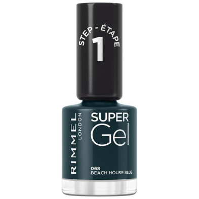 Rimmel Super Gel Nail Polish 068 Beach House Blue 12Ml