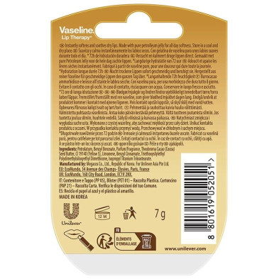 Vaseline Bálsamo Labial Creme Brulee 7 Gr