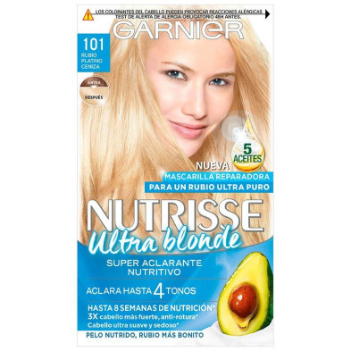 Garnier Nutrisse Kit 101 Rubio Platino Ceniza