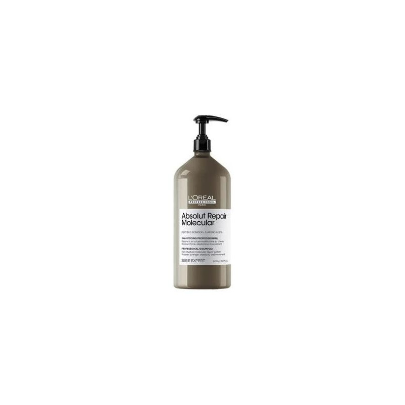Absolut Repair Molecular Champú Profesional Sin Sulfatos Para Cabello Dañado 1500 Ml