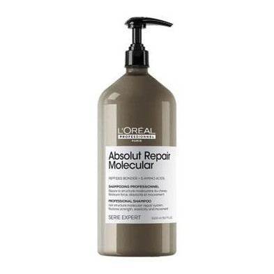 Absolut Repair Molecular Champú Profesional Sin Sulfatos Para Cabello Dañado 1500 Ml