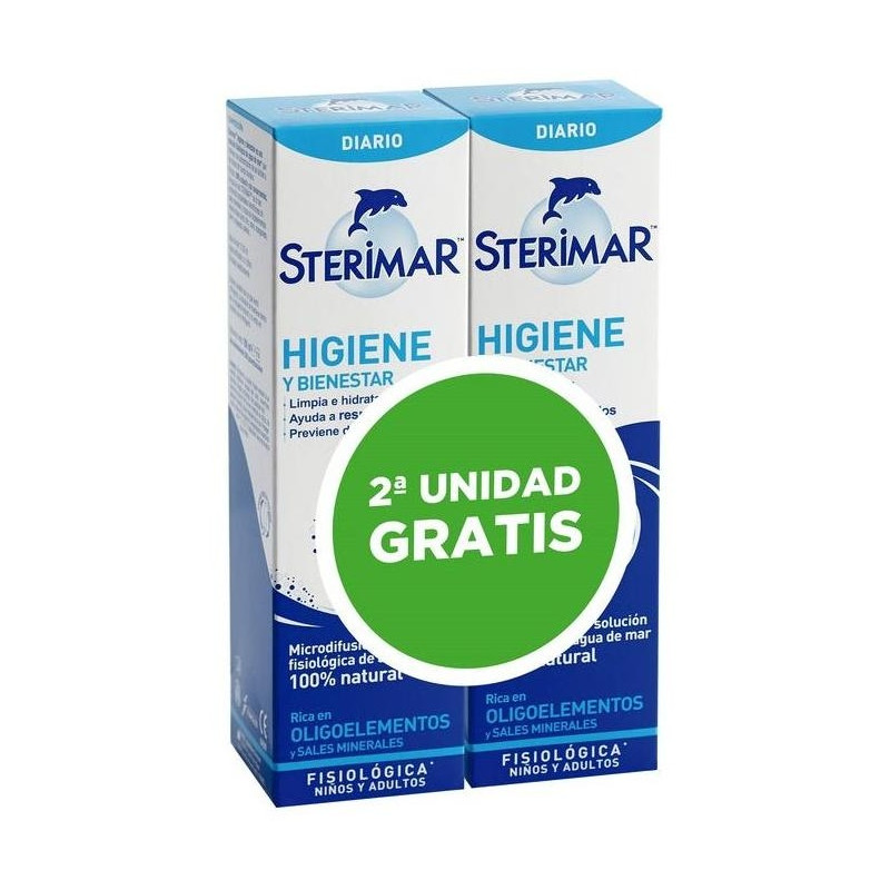 Sterimar Higiene Y Bienestar Spray Dúo 2X100Ml