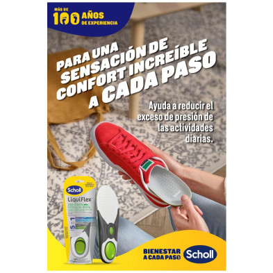 Scholl Liquiflex Plantillas Soporte Diario Talla 1 1 Par