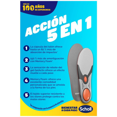 Liquiflex Plantillas Soporte Reforzado Talla 35,5-40,5 1 U