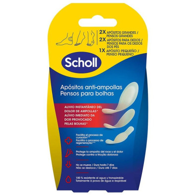 Scholl Apositos Anti-Ampollas Surtido Mixto 5Uds