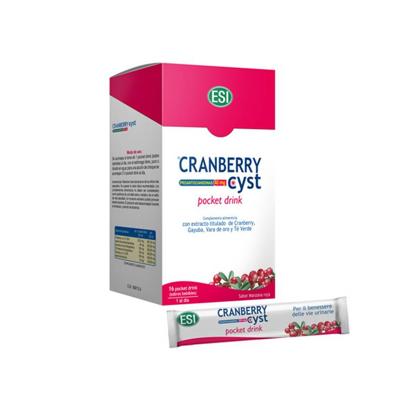 Cramberry Cyst Pocket Drink 16 Sobres