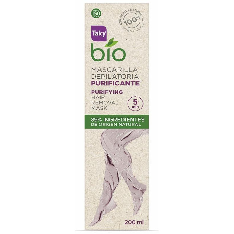 Bio Natural Purificante Mascarilla Depilatoria 200 Ml