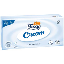 Foxy Pañuelos Faciales Cream Pieles Sensibles 75Uds