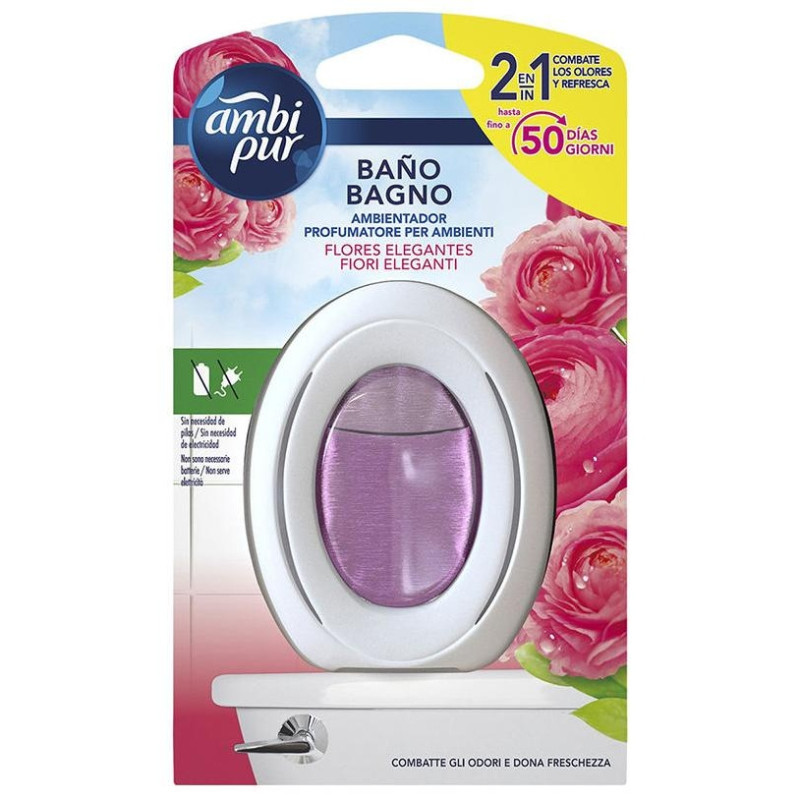 Baño Ambientador Flores Elegantes 50 Días