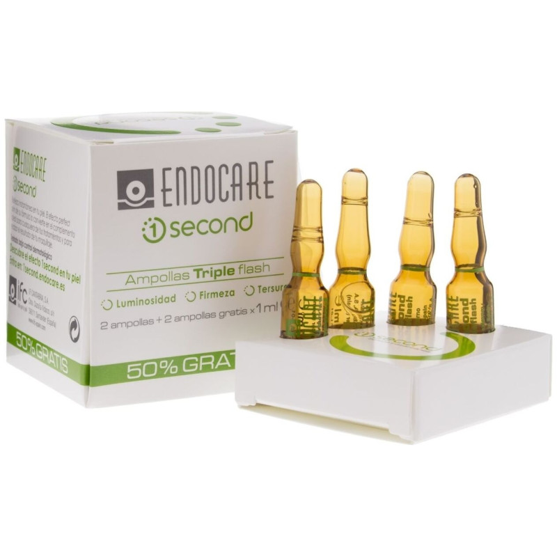 Endocare 1 Second Triple Efecto Flash 4 Ampollas X 1Ml